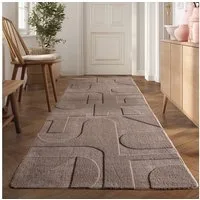 Teppium Teppich Skandinavisches Design, Rechteckig, Höhe: 20 mm, Kurzflorteppich Skandinavische Design Anti-Rutsch Rückseite Waschbar