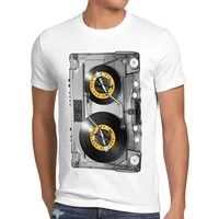 style3 T-Shirt DJ Tape mc musik disco 80er 90er retro kassette analog CD