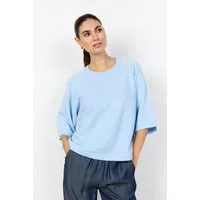 soyaconcept Strickpullover SC-ORLEAN 1 aus Polyamid, Polyester und Elasthan, taillenbedeckende Passform