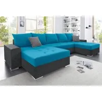 COLLECTION AB Wohnlandschaft Josy XXL U-Form, B: 333 cm, mit 2 Recamieren 77 & 97 cm, Bettfunktion, Bettkasten & 2 Zierkissen, Federkern