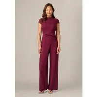 Adrianna Papell Jumpsuit Combo Crepe Jumpsuit Klassischer, eleganter und moderner Jumpsuit mit weitem Bein