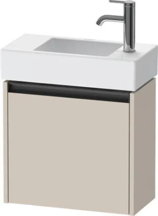 Duravit Ketho.2 Waschtischunterbau wandhängend Taupe Matt 484x238x440 mm - K25072L91910000 K25072L91910000