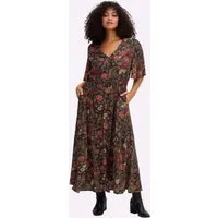 sheego by Joe Browns Etuikleid Kleid Kurzarm