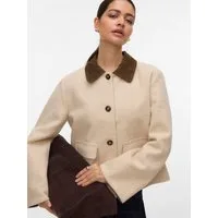 Vero Moda Kurzjacke VMFLORENCE SHORT JACKET BOO mit Knopfleiste