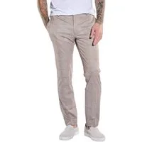 emilio adani Anzughose Herren Anzughose mit dezentem Karo, Beige