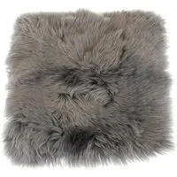 Macosa Home Fellteppich Dekofell eckig Stuhlkissen 35 cm echtes Lammfell Dekofell Sitzplaid, quadratisch, Echtes Lammfell Sitzkissen Dekofell