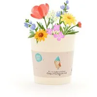 Die Stadtgärtner Anzuchttopf Wildblumen-Anzuchtset als Geburtstagsgeschenk, Geschenkidee (1 St)