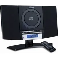 Denver MC-5220 BLACK Kompaktanlage (Design Stereoanlage mit CD-Player, Radio, AUX)