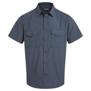 Craghoppers - "Kiwi II" Hemd für Herren, kurzärmlig (Schattiertes Blau)