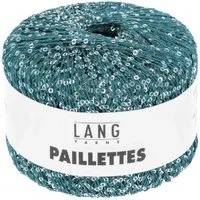 LANG YARNS PAILLETTES Häkelwolle, 112 m (25 Gramm), glänzendes Effektgarn mit Pailletten von Lang Yarns