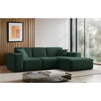 Kaiser Möbel Ecksofa Eckcouch SIENA L-Form, Stoff Poso/Salvador/Maloy/Artico/Velo, Einzelsofa, Bequem, originelles Design, praktisch, viele Farben