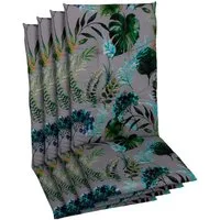 GO-DE Hochlehnerauflage, (Spar-Set, 4 St), Maße ca.: 48 cm x 118 cm x 5 cm