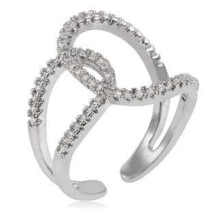 US Polo Assn Jewellery Stella Rhodium-Ring