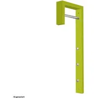 HTI-Line Garderobenhaken Garderobe Altona (Stück, 1 St., 1 Garderobenleiste), Garderobenleiste mit 3 Haken und 1 Stange für Bügel