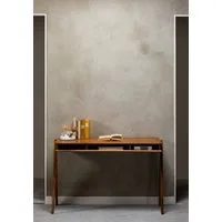 WOOOD Schreibtisch Compartment aus Akazienholz mit drei offenen Fächern 120x50x78 cm, Tragkraft Blatt 25 kg, einfach zu montieren, sichtbare Maserung