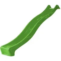 Wickey Rutsche Wellenrutsche Flash 300 cm – Outdoor-Rutsche mit Wasseranschluss, (Schnell montiert – ideal für DIY-Projekte - Belastbar bis ca. 70 kg, Anbaurutsche für Spielgeräte - Bewegungsfördernd für Kinder), UV-beständig, wetterfest, pflegeleich