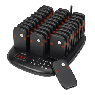 10/16/30PCS Retekess TD175 TD175S TD175P Restaurant Pager System 1000m Range 30 Pagers Set Vibration Flashing Beep Wirel