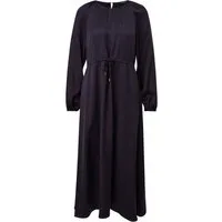 comma Maxikleid Langarm, mit Bindeband