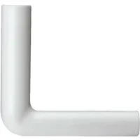 tecuro Spülrohr Spülbogen für WC-Spülkasten - PVC weiß - verschiedene Ausführungen, Höhe: 390 mm x Länge: 350 mm
