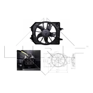 NRF K?hlerl?fter Ford Focus 1 47021