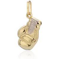 NKlaus Kettenanhänger Kettenanhänger Boxhandschuhe 585 Gelb Gold 14 Kara (1 Stück)