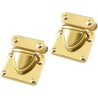 maDDma 2 Steckschlösser Mappenverschluss Taschenschloss Mappenschloss Gurtstecker (2er-Pack, 2-tlg), 3.6 x 3.3 cm