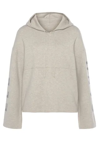 LASCANA - Elbsand LM Knit Hoodie light grey m - Gr. - 42