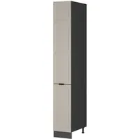 Vicco Hochschrank Fame-Line, GrauBeige/Anthrazit, 30 cm (1-St)
