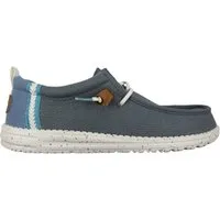 Hey Dude Wally Craft Linen Slip-On Sneaker mit Ziernähten