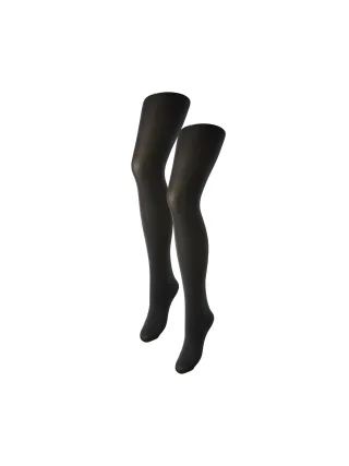 PIECES - PCNEW NIKOLINE 40 DEN 2 PACK TIGHTS NOOS Black - Gr. - L