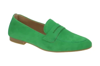 Gabor 65.213.39 Damen Slipper Halbschuhe Gr?n Echtleder Fu?bett Normal Weite