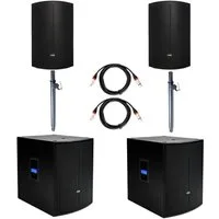 FAME Lautsprechersystem (Aktive Lautsprecher, Bassboxen Set, 400W RMS)