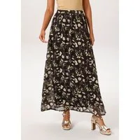 Aniston CASUAL Maxirock mit pastellfarbenen Blumen bedruckt