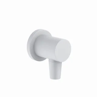 Kludi NOVA FONTE Schlauchanschlussbogen PURISTIC eigensicher mattweiß, 2054353-15 2054353-15