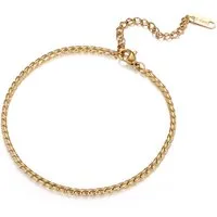 Firetti Armband Schmuck Geschenk Edelstahl Armschmuck Drehkettenglieder Twisted