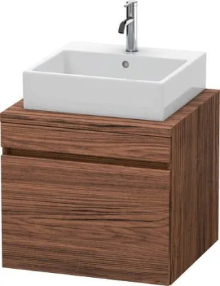 Duravit DuraStyle Konsolenwaschtischunterbau wandhängend Nussbaum dunkel Matt 600x548x512 mm - DS531 DS531002121