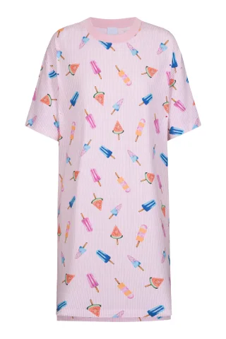 Mey - Nachthemd kurzarm soft pink - Gr. - S