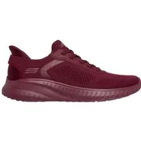 Skechers Skechers Bobs Squad Chaos Solid Step Slip-On Rot BURG Slipper