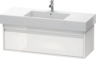 Duravit Ketho Waschtischunterbau wandhängend Weiß Hochglanz 1200x455x410 mm - KT669202222 KT669202222