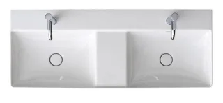 Duravit DuraSquare Waschtisch Weiß Hochglanz 1200 mm - 2353120041 2353120041