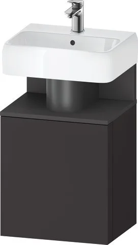 Duravit Qatego Waschtischunterbau wandhängend Graphit Supermatt 440x350x645 mm - QA4076R49800000 QA4076R49800000