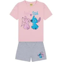 ONOMATO! Shorty Disney Lilo und Stitch Schlafanzug für Mädchen Kurz Pyjama Shorty (2 tlg)