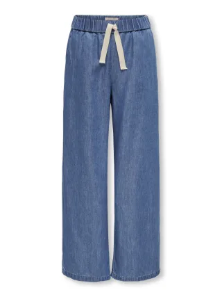 KIDS ONLY - KOGBEA PALAZZO DNM PANT GUA NOOS Medium Blue Denim - Gr. - 146