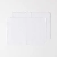 Homescapes Platzset Tischset weiß im 2er-Set – 30 x 45 cm, 100% Baumwolle