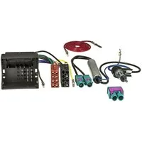 tomzz Audio Radio Anschluss Montage Set passt für VW Audi Seat Skoda Quadlock Dopp KFZ-Adapter