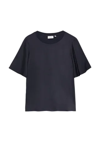 comma - T-Shirt blau - Gr. - 42