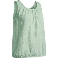OriginalYou Trägertop Sommertop Damen Stretch Top Freizeit Oberteil Crinkle Look in Unifarben, Crinkle Look, One Size 38-42