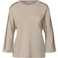 STREET ONE Langarmshirt Shirt mit Gallonstreifen