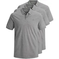 Jack & Jones Poloshirt Basic (3-tlg., 3er Pack) slimfit / figurbetont geschnitten