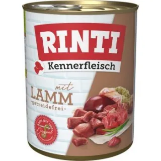 RINTI Kennerfleisch Nassfutter Hund, Adult, Dose, Lamm 12x800 g